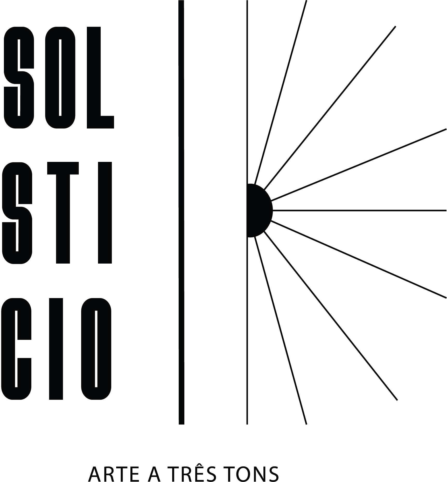 Logo da 4ªEdição do Festival de Artes Solstício: Arte a Três Tons